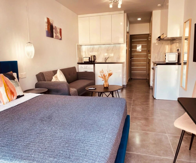 Phaedrus Living Seaside Luxury Flat Athina 118 — отель с удобным расположением в Пафос