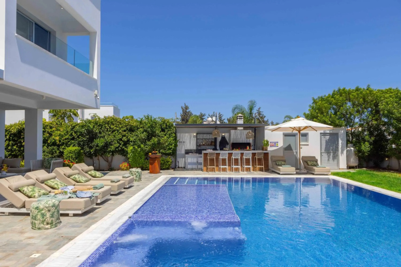 Villa Green Haven 2 Protaras Cyprus — отель с удобствами в Протарас