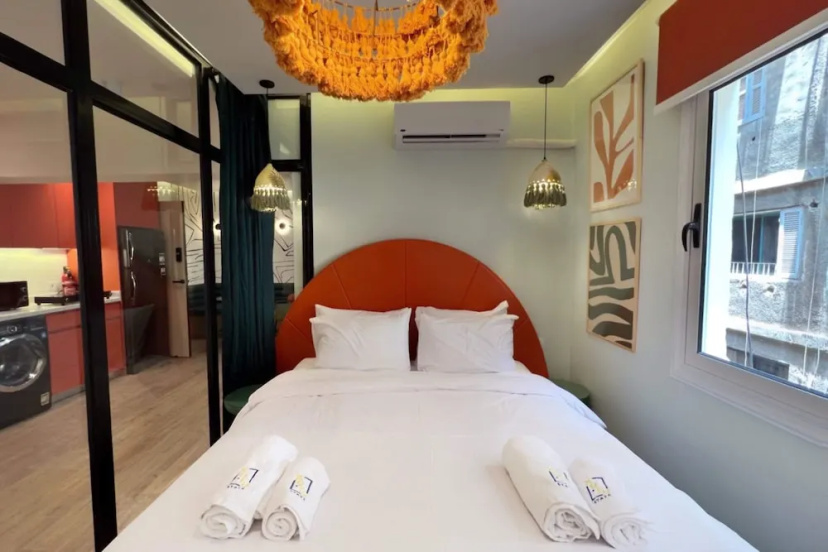 The 2 BDR Emerald Condo 5 min to CAI Airport — отель с удобствами в Каире