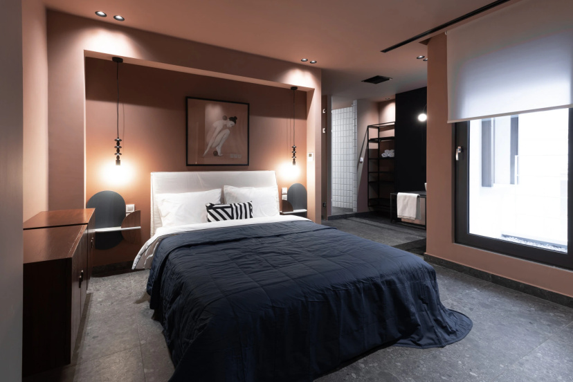 Blue and Peach 2BD Apartment 132m2 Free Parking — забронировать отель в Афины