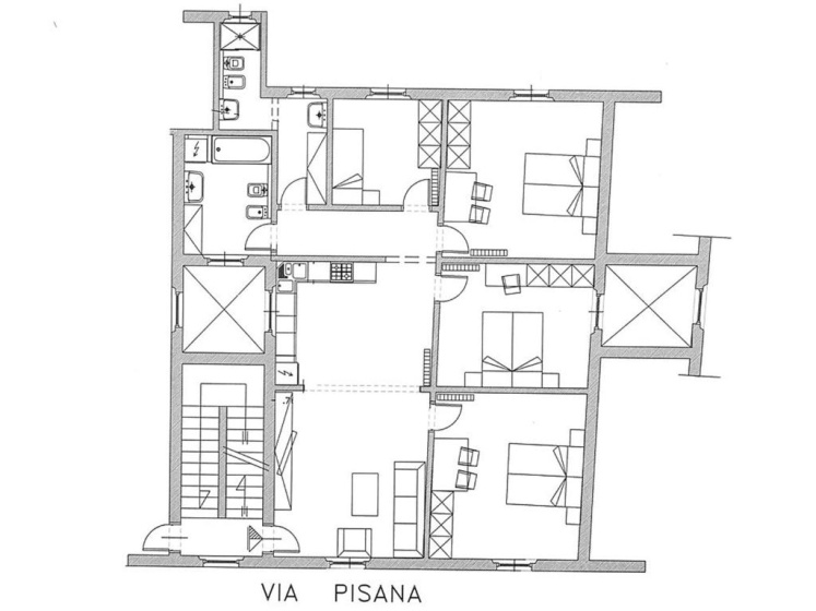 Цены на Appartamento Porta San Frediano в Флоренции