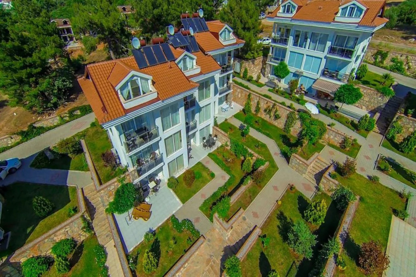 Orka Gardens Apartments — отель с удобствами в Олюдениз