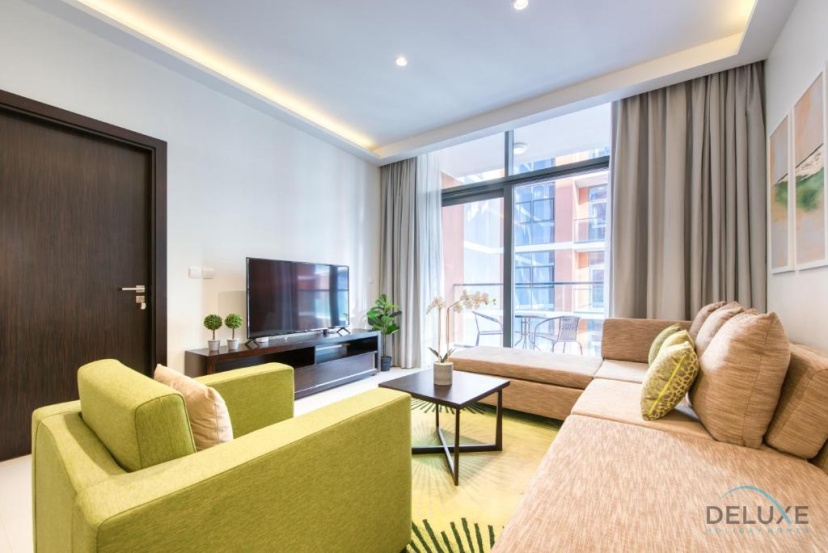Sleek 1BR Apartment at Celestia Dubai South by Deluxe Holiday Homes — отель с удобным расположением в Дубае