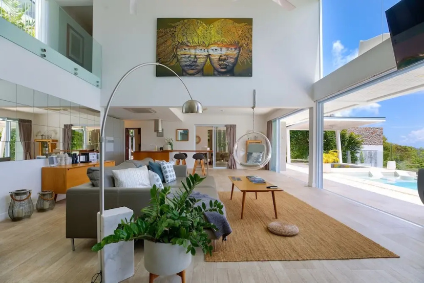 Stylish Sea View Villa 5 Bedrooms -KBR13 — отель с удобствами в Кохе