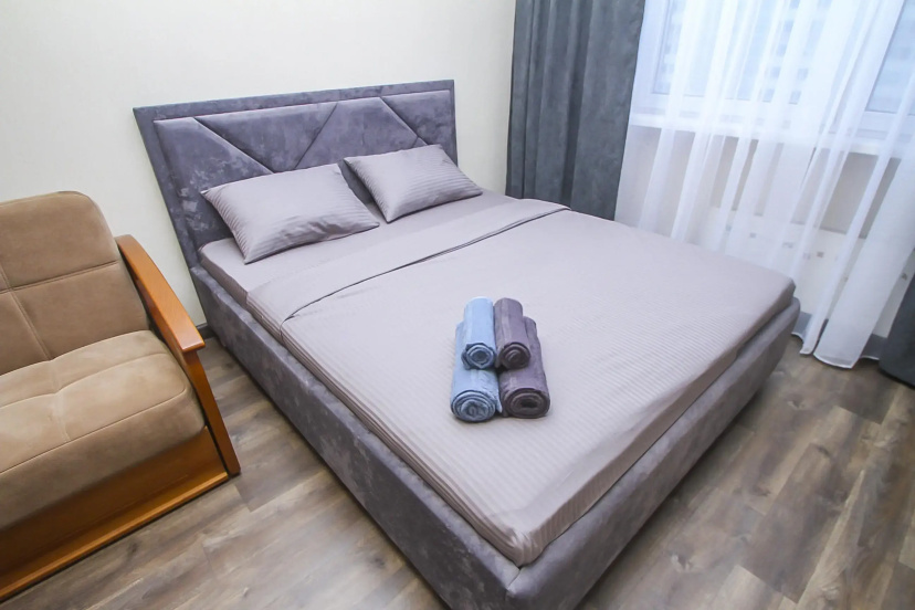 Apartamenty 1 komnatnye Karolinskogo 9 — отзывы гостей и цены