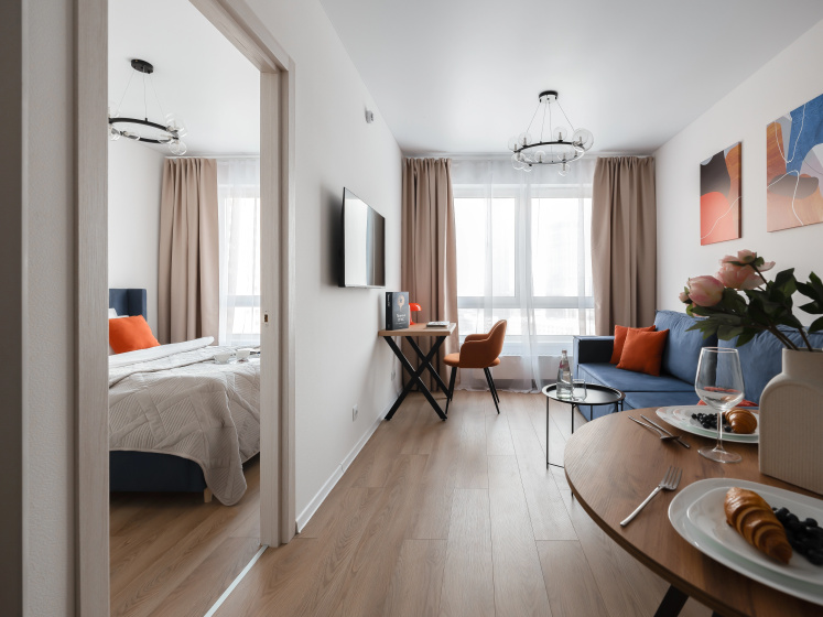 Апартаменты SMART LOFTS | Modena | Отдельная спальня | 7 мин до метро Бутырская — забронировать отель в Москве