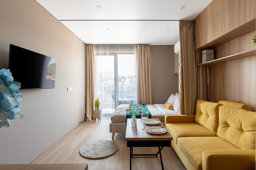 Цены на Апартаменты Red Apartments Атлантис Апартамент Прометей в Сочи