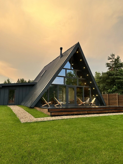 Частный Дом A-frame Дом Ели Тут — комфортный отель в Солнечногорск