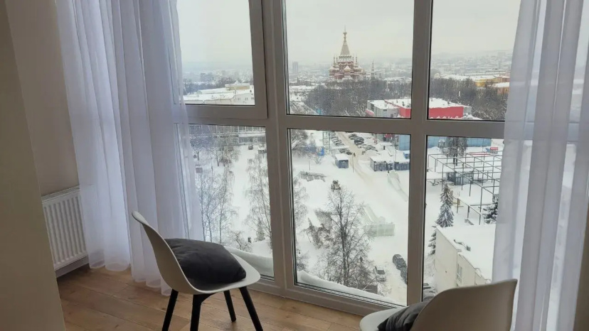 Квартира Премиальная в центре Ижевска с Панорамным Видом на Собор и Пруд — комфортный отель в Ижевске