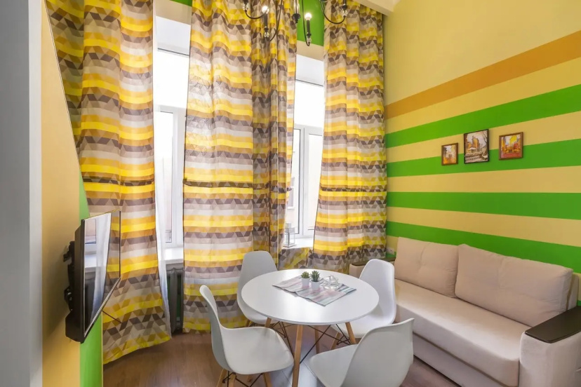 Апартаменты Nekrasoffapart Двухуровневые Green — отель в Санкт-Петербурге, Россия