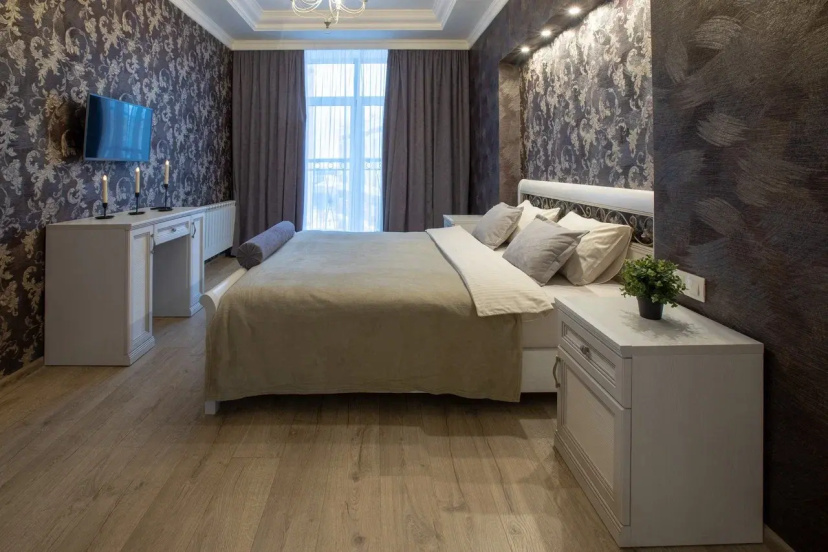 Kvartira Suite s dvuma spal'nami v ZK Dinastia — отель с удобствами в Ярославле