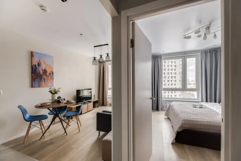 Апартаменты SMART LOFTS | Flamandia | Отдельная спальня | Медцентры (ФМБА, ЛОР) — отель в Москве, Россия