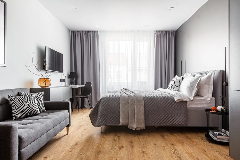 Апартаменты Fashion Grey от Apartments & Stories — отель с удобным расположением в Санкт-Петербурге