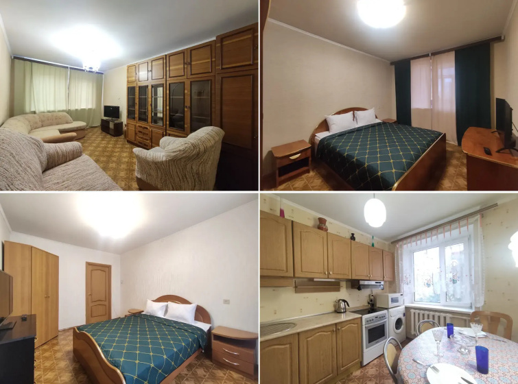 Апартаменты 3-комнатные OCHRE APARTAMENT от Акварель.flat у Нефтегазового университета — забронировать отель в Тюмени