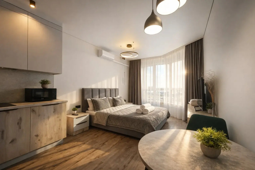 Apartamenty Zolotoe Secenie Luks 5 — отель с удобным расположением в Красноярске