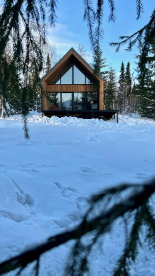 Частный дом  в Шерегеше Lapki House — отель с удобным расположением в Шерегеш