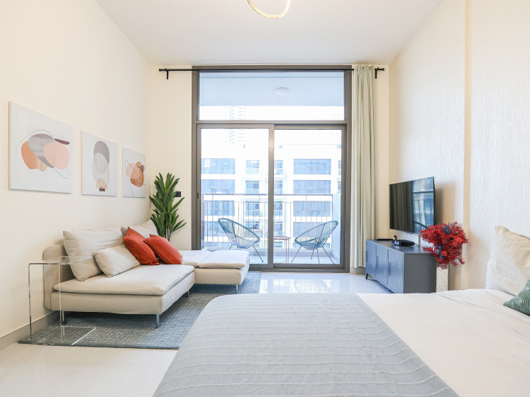 Апартаменты Elite LUX Holiday Homes - Modern Style Studio | Superior Facilities in Arjan — отель с удобствами в Дубае