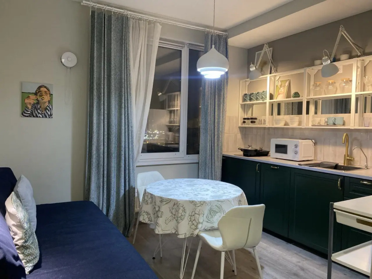 Квартира Уютная Sамоцвет на Витебском проспекте 99к1 — отель с удобным расположением в Санкт-Петербурге