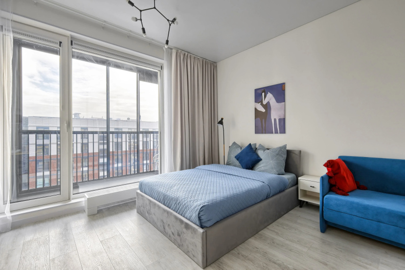 Квартира Myhome Yourhome в ЖК Astra Marine Обуховской обороны 36 — отель в Санкт-Петербурге, Россия