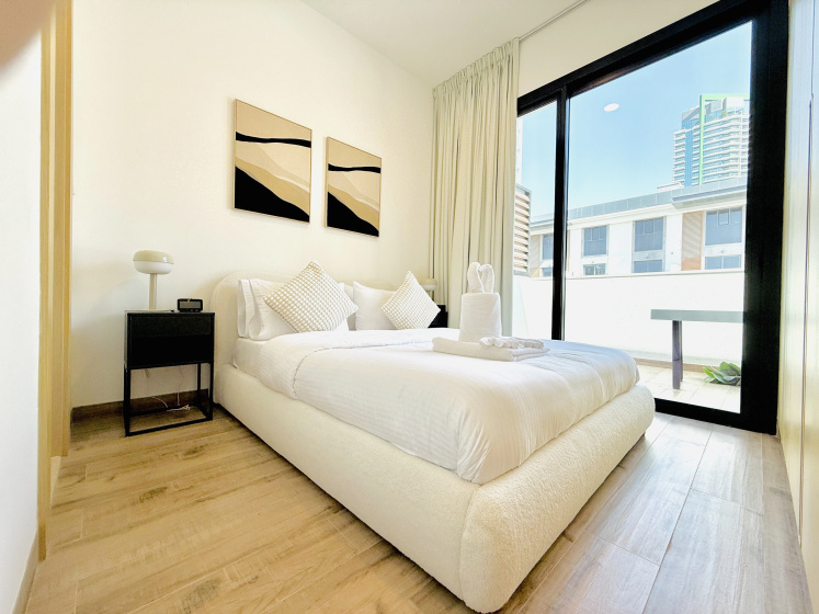 Apartamenty Vserve - Peaceful 1 BR Getaway in Vibrant JVC — отель с удобствами в Дубае