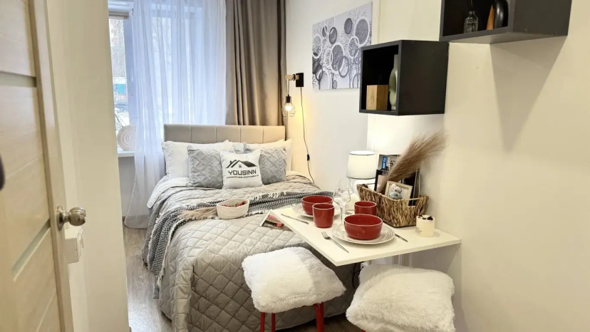 Apartamenty 1 Yousinn Zyranovskaa — отель с удобствами в Новосибирске