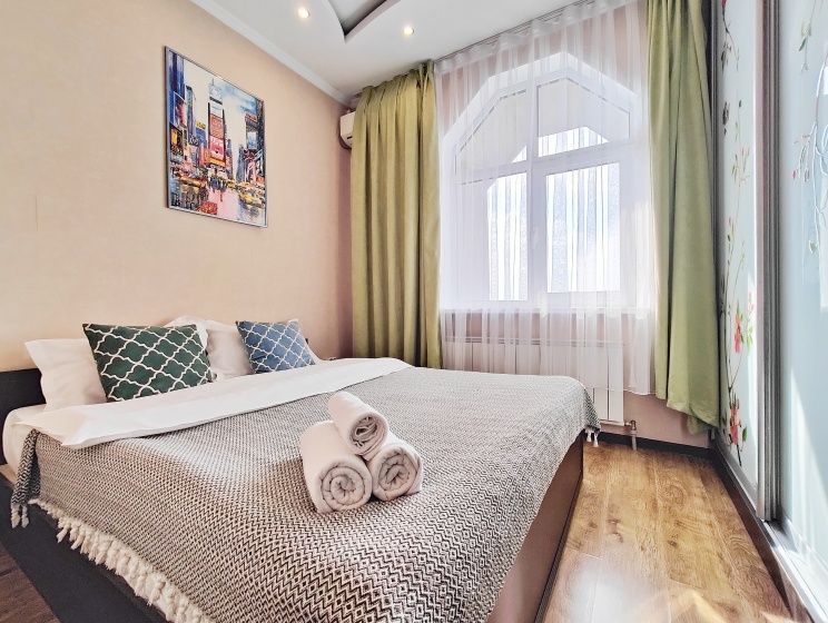 Квартира M.O.O.N. APARTMENTS ЖК Сункар — отель с удобным расположением в Алматы