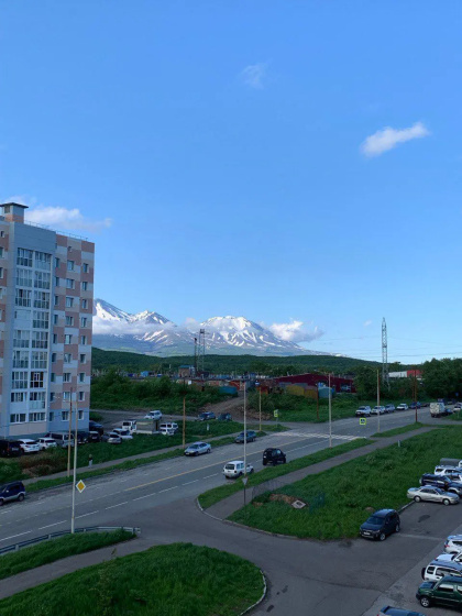 Квартира с видом на Вулканы на Дальневосточной — забронировать отель в Петропавловск-Камчатский