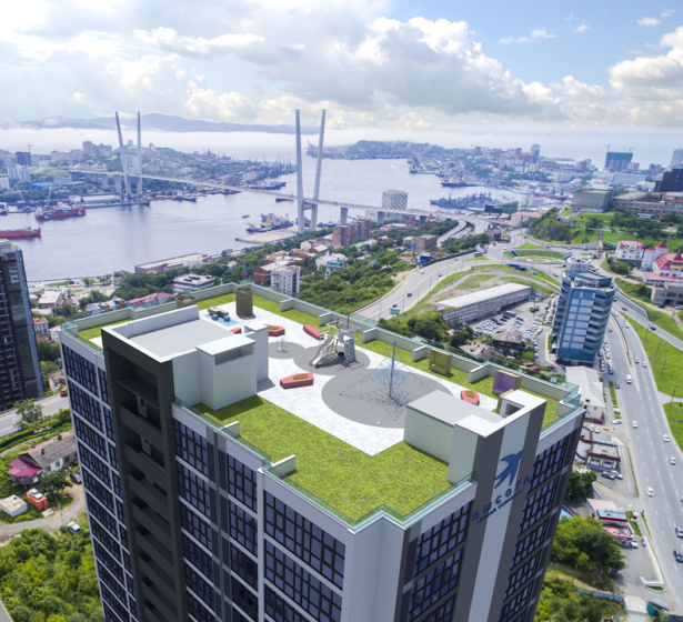Apartamenty Vysota Skaj | Vid na Zolotoj Most — забронировать отель в Владивостоке