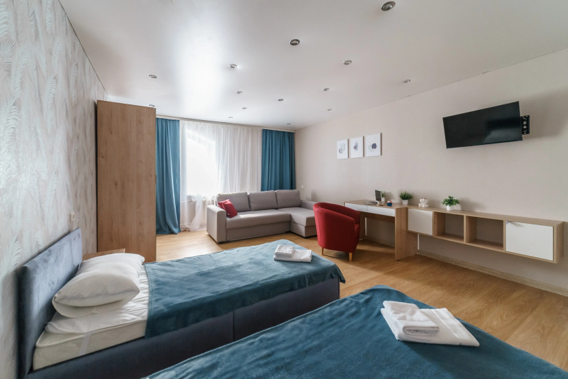 Apartamenty Ne Vopros na Seksninskom u mosta — отель в Череповце, Россия