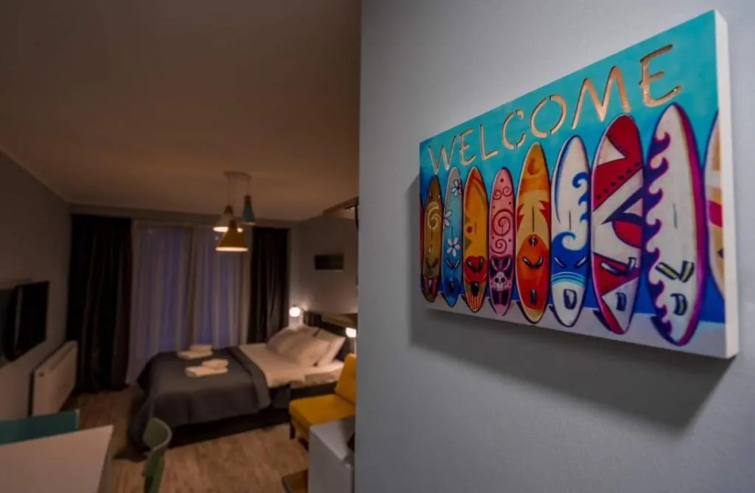 Апартаменты Welcome Flat in New Gudauri, Loft 1, RedCo — отель с удобствами в Гудаури
