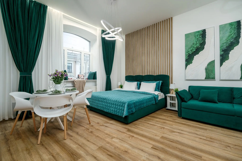 Квартира Дизайнерская с Бесплатной Парковкой для 4 Гостей на Рубинштейна — отель в Санкт-Петербурге, Россия