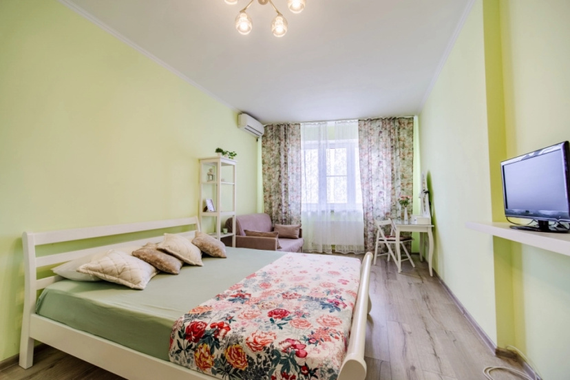 Квартира Comfort с Балконом и Видом на Город 20 этаж в ЖК Москва — забронировать отель в Краснодаре