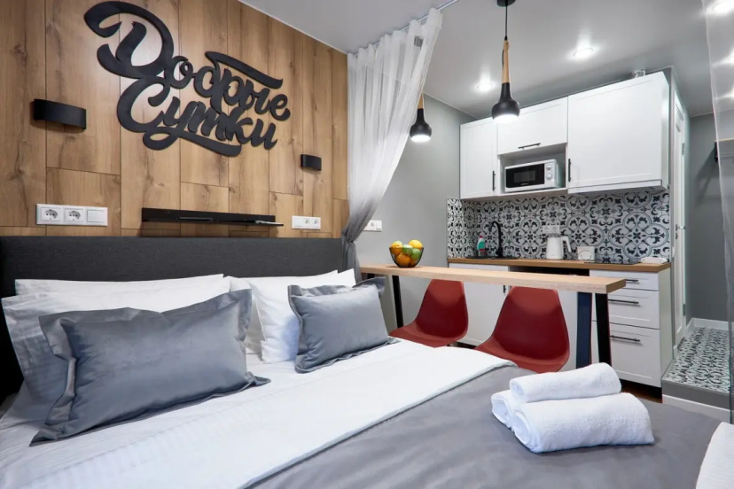 Apartamenty Mecty Sovremennyj Dizajn i Udobstvo — забронировать отель в Подольске