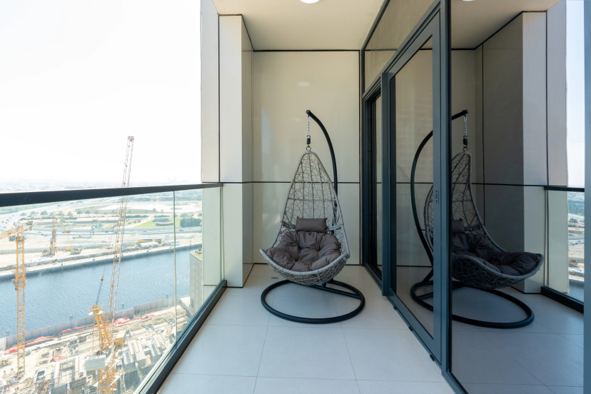 Апартаменты Keyrock Living Lakeview Escape in Business Bay — отель в Дубае, Объединенные Арабские Эмираты
