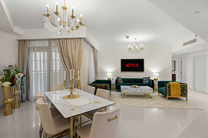 Апартаменты 2Br Apartment in downtown Dubai, near Burj Khalifa — комфортный отель в Дубае