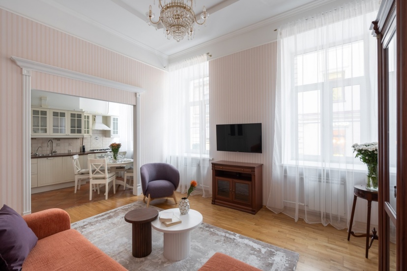 Квартира LetYourFlat Oxford 2 спальни — отель в Санкт-Петербурге, Россия