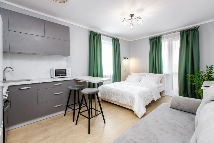 Apartamenty Studia Ladgorna na Grusevskoj 21 — отель с удобствами в Минске