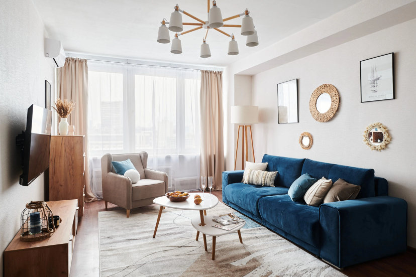 Квартира GM Apartments Стильная Трехкомнатная с видом на Новый Арбат — отель с удобным расположением в Москве