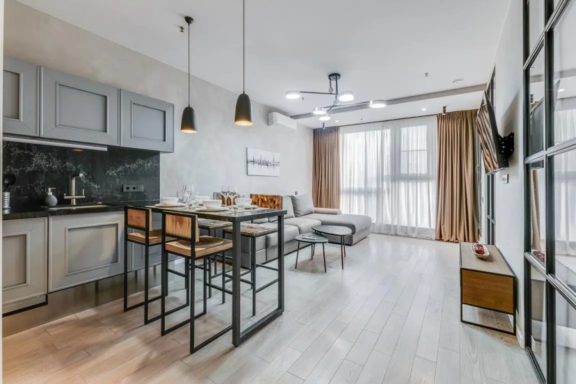 Апартаменты Двухкомнатные Премиум с Красивым Видом Business Apartments — забронировать отель в Москве