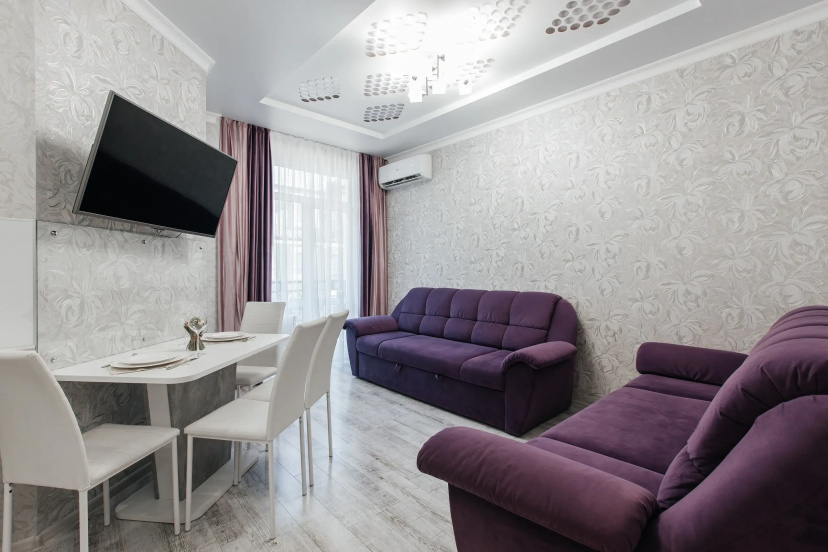 Апартаменты Red Apartments Арт Лайт Сити Винсент — отель в Сириусе, Россия