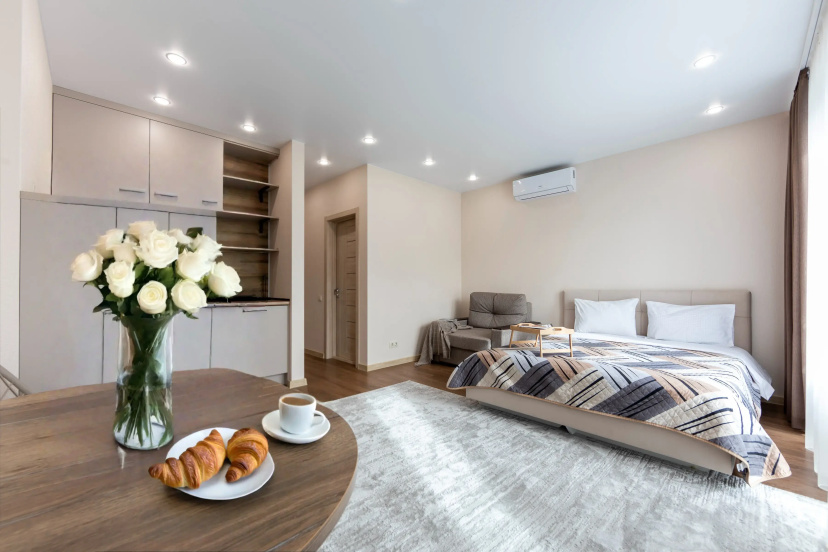 Apartamenty v Avtorskom kvartale "Masarov" VyDoma — отель с удобным расположением в Тюмени