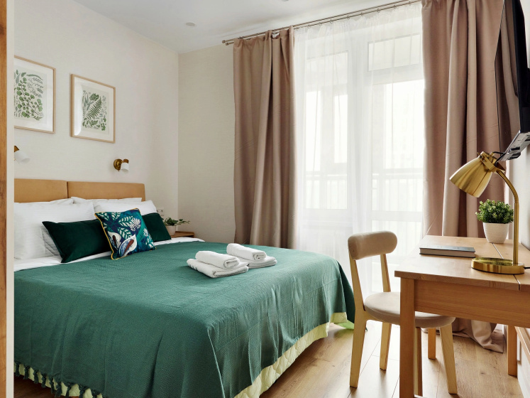 Квартира RoomyRoom Огни Залива — отель с удобствами в Санкт-Петербурге