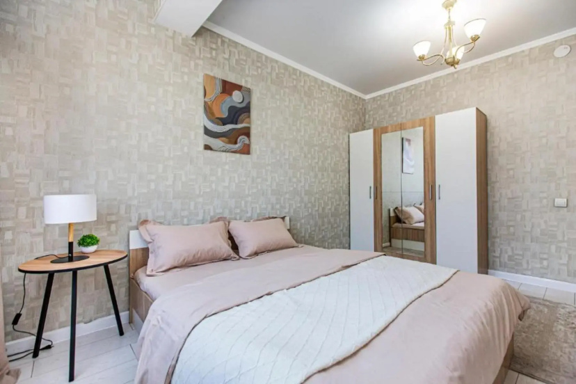 Квартира Bayhouse на микрорайоне Аксай 5 — отель с удобствами в Алматы