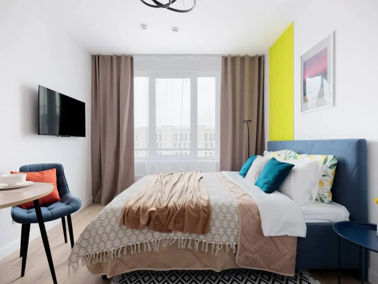 Цены на Квартира Teplo Apartments студия на Крузенштерна 4 в Санкт-Петербурге