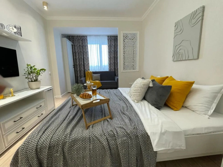 Apartamenty Studia Vdohnovenie v Centre Goroda — забронировать отель в Алматы