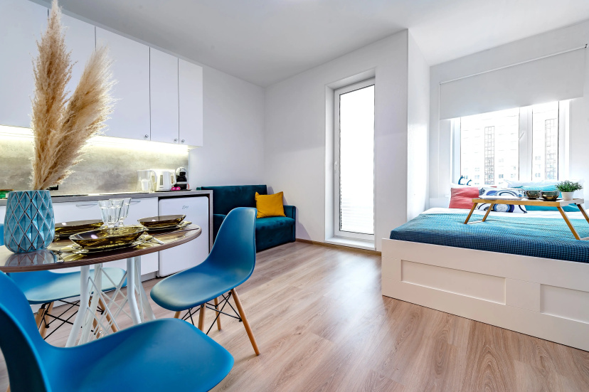 Квартира ApartMe Среднерогатская улица ЖК Триумф — отель с удобствами в Санкт-Петербурге