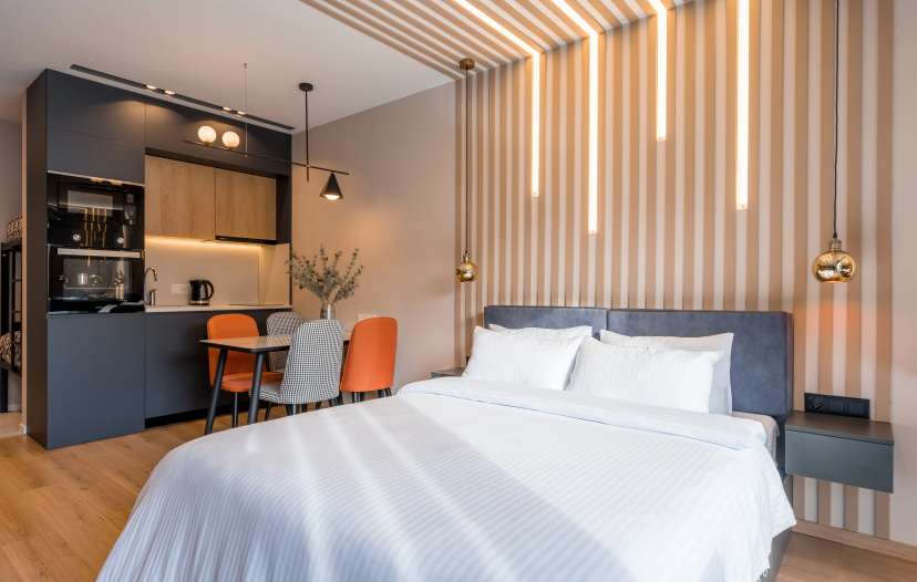 Апартаменты New Gudauri Atrium Ski and Dream — отель с удобным расположением в Гудаури