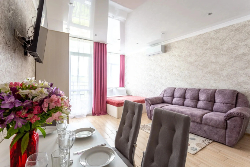 Red Apartments Moskva Lion Apartments — отель с удобствами в Сочи