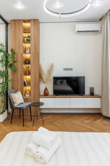 Apartment ADT apartments Meridian Beige — отель с удобствами в Алматы