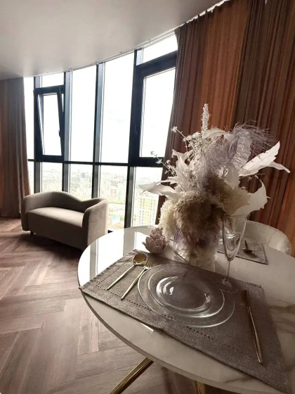 Apartamenty Studia s panoramnym vidom 0029200 — отель с удобствами в Уфе